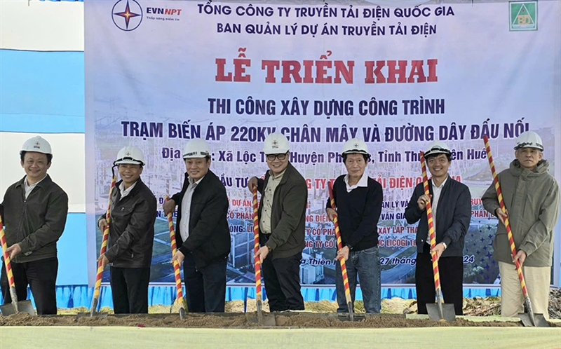 Dự án Trạm biến áp 220kV Chân Mây và đường dây đấu nối